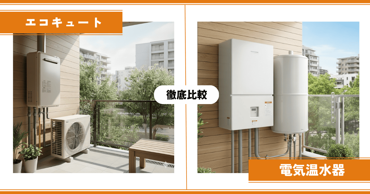 エコキュートと電気温水器の違い
