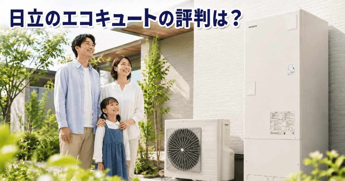 日立のエコキュートの評判は?