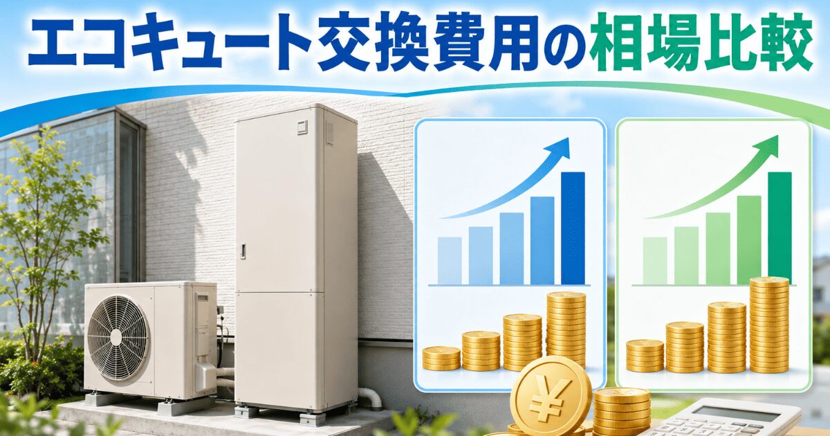 エコキュート交換費用の相場比較