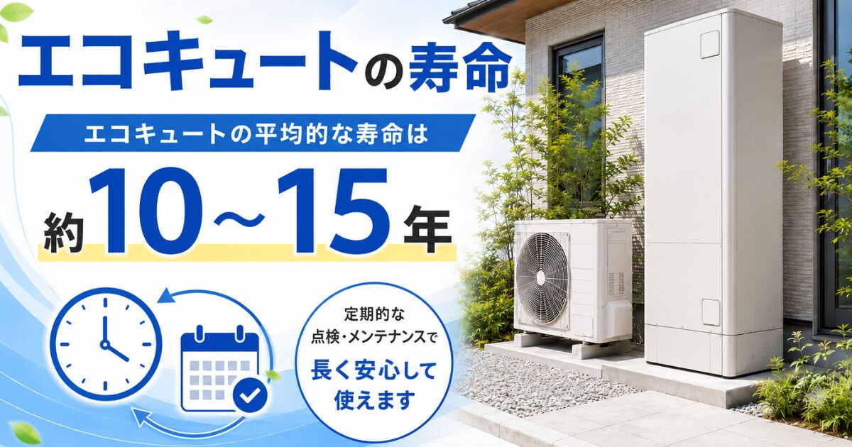 エコキュートの寿命