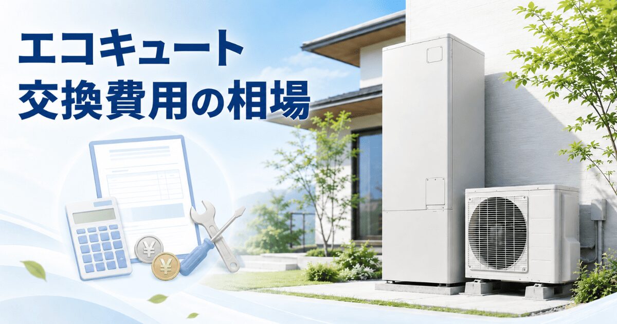 エコキュート交換費用の相場