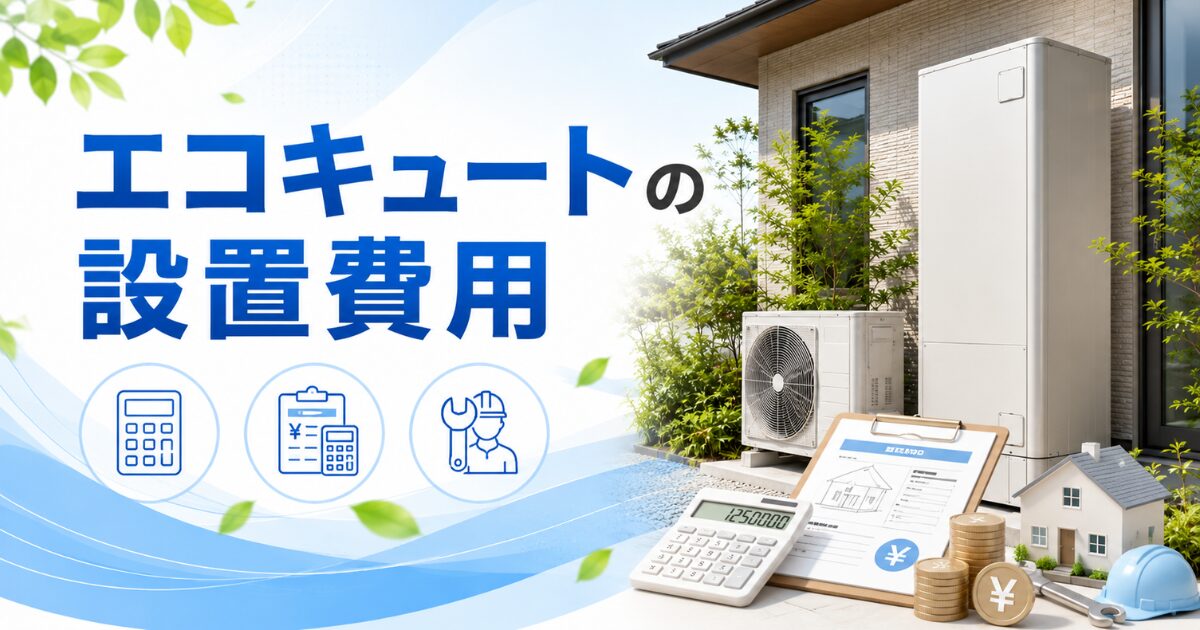エコキュートの設置費用